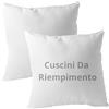 LARA MORADA - Set 2 Pezzi Imbottitura per Cuscini, Anallergico, Anima Imbottita per Cuscini da Rivestire, Divano, Living, Poltrona E Letto, 45x45 cm
