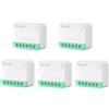 SONOFF MINIR4M 5PCS WiFi 10A Smart Switch 2-Way, Interruttore intelligente, modalità relè staccabile, WiFi 2.4G, controllo APP, Funziona con Alexa, Google Home,Apple Home, Integrazione con la Matter