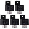 Ehdis 5pcs Relè Auto 5 Pin 12V 40A SPDT Modello No .: JD2912-1Z-12VDC 40A 14VDC, contattore relè Interruttore di accensione, rele per Auto, Camion, Barche Marine, lampade, ECC