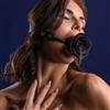 Taboom Dona Rose Ball Gag with Plug Black