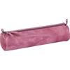 Clairefontaine 410174C -astuccio per la scuola rotondo rosa Violine Motif Tie & Dye Ø5,5x22 cm in vero cuoio d'agnello I Articoli per la scuola I astuccio per matite colorate I astuccio per matite | portapenne