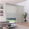 madecostore - Doppia Tenda avvolgibile Giorno Notte Must - Beige - L154 x H250 cm - Fissaggio con Foratura, Catena cromata
