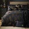 Laurence Llewelyn-Bowen - Dandy - Set copripiumino in tessuto jacquard - Letto matrimoniale in nero e oro