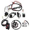 TOTMOX Impianto elettrico completo Bobina statore Cablaggio CDI Cablaggio candela Quad Set cablaggio per 150cc 200cc 250cc 4 tempi ATV Buggy per bici