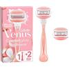 Gillette Venus Venus Gillette Comfortglide Spa Breeze Rasoio da Donna, 2 Lame, 3 Lame Incorporate