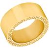 Joop! Anello, in Acciaio inox unisex Donna Uomo, oro, in confezione regalo, 2035902