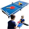 Schildkröt Donic-Schildkröt Mini Tavolo da Ping Pong, com 2 Racchette e 1 Pallina, Pieghevole in una Valigetta, 838576