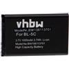 VHBW Batteria per Nokia 1100 / 2600 / 6600 / N70 / N71, BL-5C, 1000 mAh