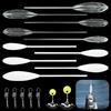 Annyswit 17 Pezzi Galleggianti Pesca Trota Lago Kit, Kit Pesca Lago con 5 Girelle Tripla & 20 Stopper Pesca di Gomma, 6-20g Bombarda Galleggiante e Semi Affondanti, per Pesci di Fondo e Acqua Bassa