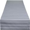 Delindo Lifestyle Runner da tavola Rio, con protezione antimacchia, resistente ai raggi UV e lavabile, per interni ed esterni, grigio, 40 x 140 cm