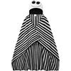 Disney The Nightmare Before Christmas Morbido Coperta Pile Letto 150 x 120cm (Cappuccio nero/bianco)