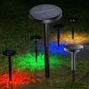 Partenopea® Lampada Solare Giardino a Picchetto piccolo lampioncino luce da segnapasso per viali sentieri giardino con Pannello impermeabile (RGB)