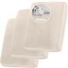 BXFUL Velluto Coprisedile per divano, Copriseduta Divano Elasticizzato, Soft Cuscino Protezione Divano Sedile Lavabile Rimovibili E Lavabili per Sedie (3PC Grande 1 posto,Bianco)