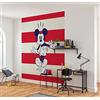 Komar Carta da parati fotografica in tessuto non tessuto, motivo Mickey Vibrant - dimensioni 200 x 250 cm (larghezza x altezza) - Disney, cameretta dei bambini, carta da parati per bambini