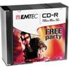 Emtec - CD-R - ECOC801052SL - 80min-700mb (unità vendita 1 pz.)