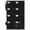 SECURIT Lavagna da parete Weekplanner - 30 x 45 cm - nero - Securit (unità vendita 1 pz.)