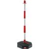 Valex Colonnina segnaletica con base riempibile - H 85 cm - bianco-rosso - Valex (unità vendita 1 pz.)