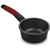 Ecochef Casseruola In Titanio - 16 Cm, Antiaderente Quantanium, Per Induzione, Coperchio In Vetro