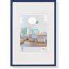 walther design New Lifestyle Cornice portafoto, in confezione da 2 pezzi, da 15 x 20 cm, colore blu
