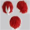 Rich Choices Parrucca di capelli lisci da cosplay, anime, unisex, capelli naturali