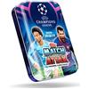 S Topps UCL Match Attax 2018/19 Mega Tin - 50 carte, 39 standard, 5 glitterate, 15 esclusive, 1 limitata (casuale) - Scatola di carte collezionabili calcio UEFA