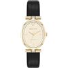 Anne Klein Orologio da Donna con cinturino in pelle sostenibile con accenti di cristalli premium
