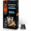 King Cup - 1 Confezione da 10 Capsule Compostabili di Ginseng da Zuccherare, 10 Capsule 100% Compatibili con Sistema Nespresso di Bevanda al Gusto di Ginseng, Senza Glutine e Senza Lattosio