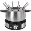 Silva Schneider Fonduta elettrica PK-F 140 | 1500 W | Pentola in acciaio inox da 1,4 l | per 8 persone | Termostato continuo | Protezione contro il surriscaldamento | Piedini antiscivolo