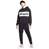 Nike M NSW Air Pant FLC, Pantaloni Sportivi Uomo, Black/Black/Black/University Red, XS