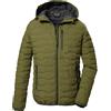 G.I.G.A. DX Uomo Giacca trapuntata/giacca funzionale con cappuccio GW 25 MN QLTD JCKT, olivgrün, XL, 40882-000