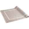 herzbach home Tappetino da Bagno 50x80 cm | 100% cotone | Tappetino Doccia | 1000g/m² | Grigio Sabbia