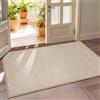 LEKEEPGO Zerbino Ingresso Interno 90 x 150 cm, Tappeto Ingresso Interno Antiscivolo, Assorbente Tappetino Entrata Lavabile per Casa Porta, Corridoio, Kaki