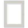 nielsen Conservation Passepartout 1,5 mm, formato esterno 30x40 cm per immagini DIN A4, grigio ghiaia con struttura