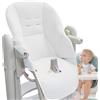 Firulab Fodera per sedia da pranzo per bambini, imbottitura per seggiolone in pelle PU, comoda fodera per cuscino per seggiolone per bambini Fodera ricambio per inserto per seggiolone per Peg Perego Tatamia