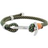 Aloha® Bracciale Picozza Scalata Montagna Arrampicata Idea regalo Uomo Donna Regolabile Acciaio Silver