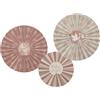 Folat 24994 Decorazioni Baby Shower per Ragazza - Set ventaglio decorativo - Blooming Baby Girl - 3 pezzi - Decorazioni Gender Reveal