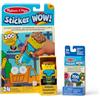 Melissa & Doug Sticker Wow!™ Set Bulldozer: Blocco attività di 24 Pagine, Stampino di Adesivi, 500 Adesivi, Giocattolo tattile e Artistico con Personaggio collezionabile