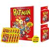 Panini S.p.A. Rat-Man Figurine all'Attacco! Sticker album - Super Starter Pack Panini [Album + 20 Bustine + 2 Card Limited]