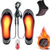 Doukesh Solette Riscaldate e Calze Autoriscaldanti,Solette Riscaldabili USB,Calzini in Tormalina,USB Ricaricabile Scarpe,Calzini Riscaldati,Solette Riscaldanti,Scaldapiedi Elettrico,34-45,Croppable