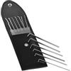 MULTIPICK ELITE 13 Lockpicking Set Classic [13 parti | 0,6 mm | inclusa custodia in pelle] Grimaldelli per Serratura - Kit Grimaldelli - Apri lucchetto - Kit Scassinatore - Grimaldello & Grimaldelli