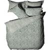 furn. Tanza Super King Copripiumino, Cotone, Poliestere, Sage