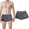 VOSSOT Kilt da sauna, da uomo, in cotone, da bagno, da uomo, a scatto, in morbida microfibra, traspirante, per doccia, sauna, spa e spiaggia, 30 x 140 cm