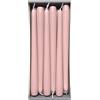 Nordring 12 candele a punta 2,3 x 25 cm Malva - Certificate RAL, senza gocciolamenti e a basso fumo, circa 8 ore di durata - Decorazione da tavolo e portacandele