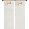 emmevi Tende Coppia Finestra Porta Interno Cuori 3D Tessuto Stile Écru MOD.Tenda Shabby Chic 1 CONF 60X150