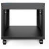 DIGITUS DN-48000 - Rack audio - 19 pollici - 8U - Rack universale - Per accessori audio-video - Non montato - Carico massimo 136 kg - Con rotelle - Nero