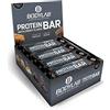 Bodylab24 Crispy Protein Bar Crispy Chocolate 12x65g, barretta proteica con 27g di proteine per barretta, snack fitness a basso contenuto di zuccheri, barretta proteica croccante con tante fibre