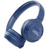 JBL Tune 510BT Cuffie On-Ear Wireless, Bluetooth 5.0, Pieghevole, Microfono Integrato, Connessione Multipoint e ad Assistente Vocale, fino a 40 Ore di Autonomia e Ricarica Veloce, Blu