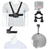 Fotoleey Kit di accessori Cinturino pettorale supporto per bicicletta supporto per casco per fotocamera per Insta360 One RS, One X3, One X2 e GoPro Hero Series