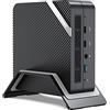 MINISFORUM Venus Series UM773 Lite Mini PC AMD Ryzen 7 7735HS jusqu'à 4,75 GHz 32 Go DDR5 1 a PCIe4.0 SSD AMD Radeon 680M, 2 x HDMI, 1 x USB4, 5 x Porte USB, WLAN 6, BT5. 2