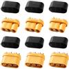 YIXISI 3 Pairs MR60 Battery Connettore, MR60 Guaina Connettore Spina, MR60 Connettore Maschio Femmina, per Batteria Lipo RC Aerei Auto